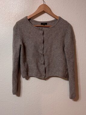 Quince Yak Wool Crop Cardigan Small